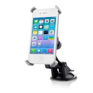 Автотримач Car Stand Holder (Aluminum+Plastic) 360° чорний для iPhone 4/4S