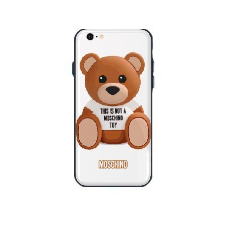 Чехол с рисунком WK Moschino Bear для iPhone 6/6S