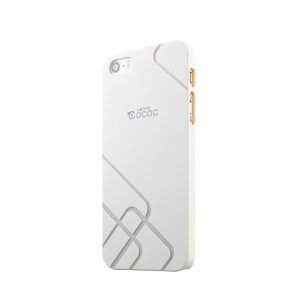 Чехол-накладка для Apple iPhone 5/5S - Cococ Wave белый