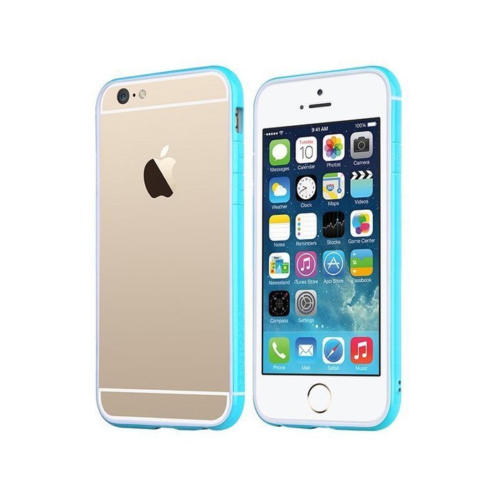 Чехол-бампер для Apple iPhone 6 - TOTU Evoque голубой