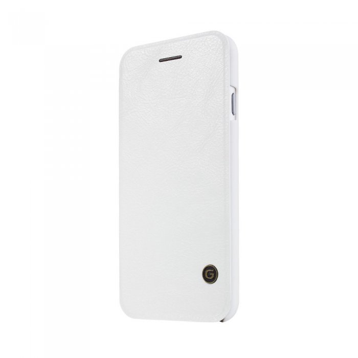 Чехол-книжка для Apple iPhone 6 - G-Case Leather Book белый