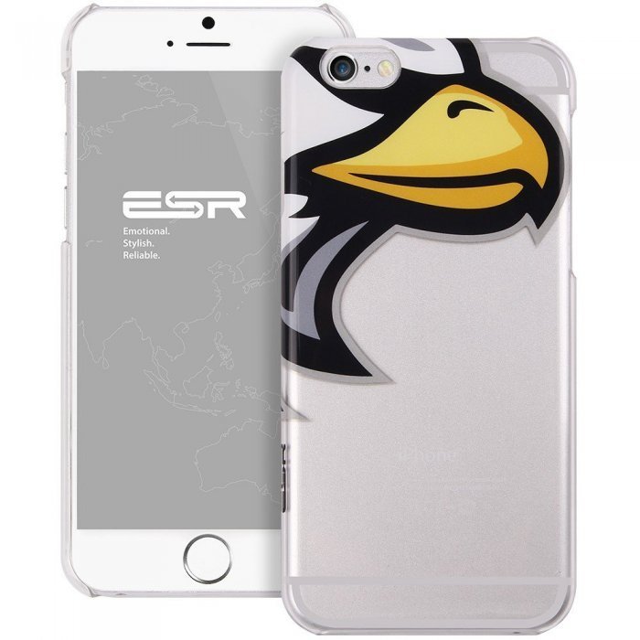 Чехол-накладка для Apple iPhone 6 - ESR Mania Series Eagle Eye прозрачный + белый Чехол-накладка для Apple iPhone 6 - ESR Mania Series Eagle Eye прозрачный + белый
