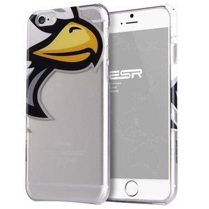 Чехол-накладка для Apple iPhone 6 - ESR Mania Series Eagle Eye прозрачный + белый