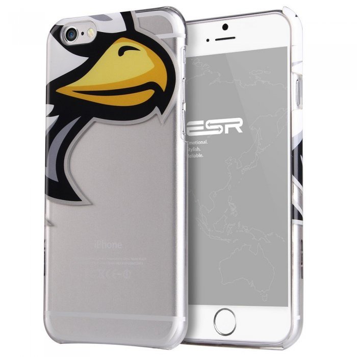 Чехол-накладка для Apple iPhone 6 - ESR Mania Series Eagle Eye прозрачный + белый Чехол-накладка для Apple iPhone 6 - ESR Mania Series Eagle Eye прозрачный + белый