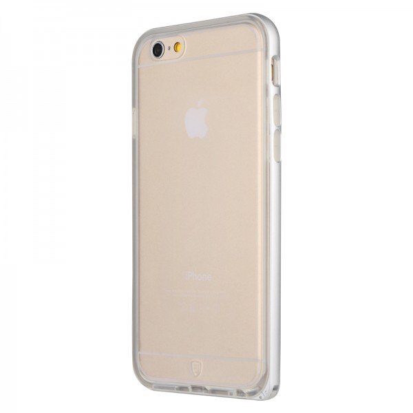 Силиконовый чехол Baseus Fusion серебристый для iPhone 6/6S Силиконовый чехол Baseus Fusion серебристый для iPhone 6/6S