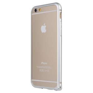 Металлический бампер Baseus Beauty arc серебристый для iPhone 6 Plus/6S Plus