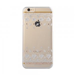 Чехол-накладка для Apple iPhone 6/6S - Kingxbar Roses белый