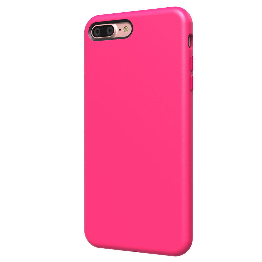 Противоударный (TPU) чехол SwitchEasy Numbers ярко-розовый для iPhone 8 Plus/7 Plus