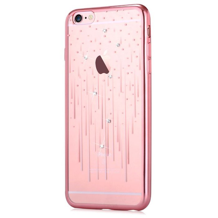 Чехол-накладка для Apple iPhone 6/6S - Devia Crystal Meteor розовый