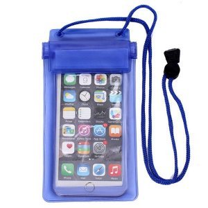 Универсальный водонепроницаемый синий чехол для смартфона
