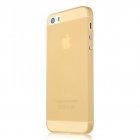 Напівпрозорий чохол Baseus Slim золотий для iPhone 5/5S/SE