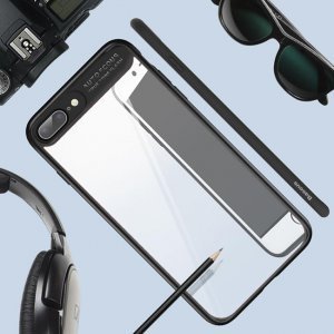 Чехол с зеркалом Baseus Mirror чёрный для iPhone 8 Plus/7 Plus