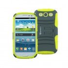 Чохол спорт та екстрим для Samsung Galaxy Note II - Armor-X Action Shell жовтий + сірий