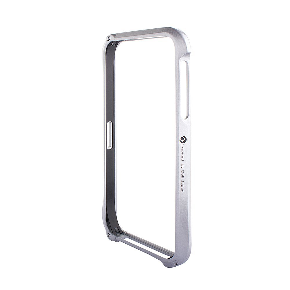 Металлический бампер Cleave A6063 серебристый для iPhone 5/5S/SE