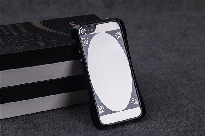 Чехол-бампер для Apple iPhone 5/5S - Love Mei Cleave черный Чехол-бампер для Apple iPhone 5/5S - Love Mei Cleave черный