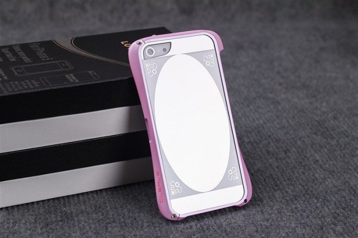 Чехол-бампер для Apple iPhone 5/5S - Love Mei Cleave розовый Чехол-бампер для Apple iPhone 5/5S - Love Mei Cleave розовый