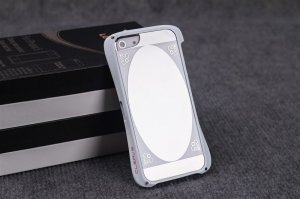 Чехол-бампер для Apple iPhone 5/5S - Love Mei Cleave белый