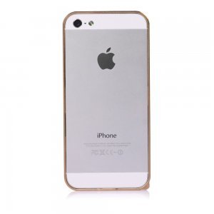Бампер Cross Metal SP-5 золотой для iPhone 5/5S/SE