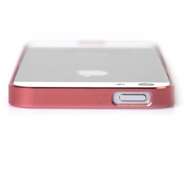 Металлический бампер Cross Metal SP-5 розовый для iPhone 5/5S/SE Металлический бампер Cross Metal SP-5 розовый для iPhone 5/5S/SE