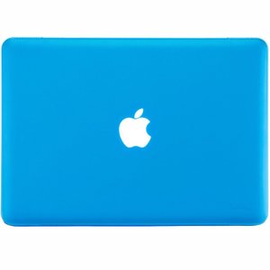 Чохол-накладка Apple MacBook Air 11" - Kuzy Rubberized Hard Case блакитний (Aqua)