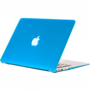 Чохол-накладка Apple MacBook Air 11" - Kuzy Rubberized Hard Case блакитний (Aqua)