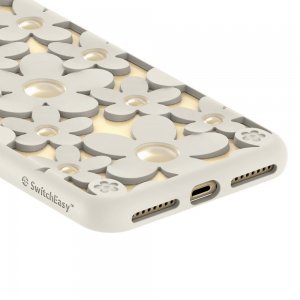 3D чехол SwitchEasy Fleur белый для iPhone 8 Plus/7 Plus