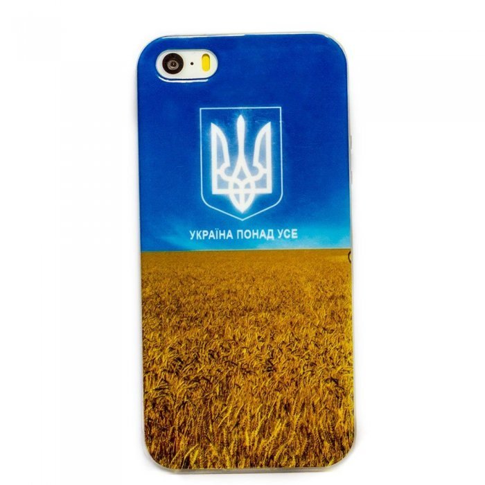 Чехол-накладка для Apple iPhone 5/5S - Украина понад усе
