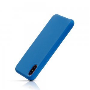 Силіконовий чохол Coteetci синій для iPhone X/XS