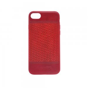 Шкіряний чохол Polo Chevron червоний для iPhone 8 Plus/7 Plus