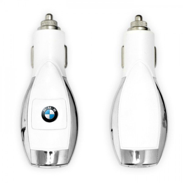 Автомобільний зарядний пристрій dPL BMW білий