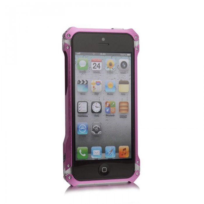 Чехол-бампер для Apple iPhone 5/5S - Element case Sector 5 розовый