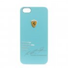 Чохол з малюнком Ferrari Design Michael Schumacher блакитний для iPhone 5 / 5S / SE