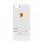 3D чехол Ferrari Design Michael Schumacher белый Apple iPhone 5/5S/SE