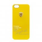 Чохол з малюнком Ferrari Design Michael Schumacher жовтий для iPhone 5 / 5S / SE