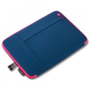 Чохол-кишеня для Apple MacBook Pro 15"/Pro Retina 15" - Runetz Neoprene Sleeve синій + рожевий