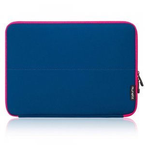 Чохол-кишеня для Apple MacBook Pro 15"/Pro Retina 15" - Runetz Neoprene Sleeve синій + рожевий
