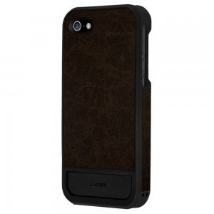 Чехол-накладка для Apple iPhone 5S/5 - Lucien Elements Flagments Leather коричневый Чехол-накладка для Apple iPhone 5S/5 - Lucien Elements Flagments Leather коричневый