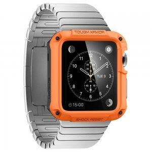 Чехол-накладка Spigen Tough Armor оранжевый для Apple Watch 42mm
