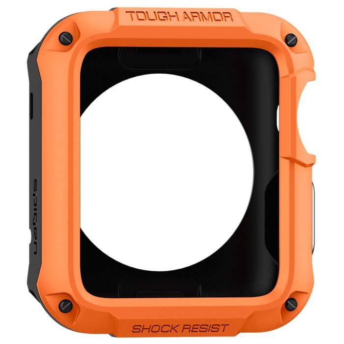 Чохол-накладка Spigen Tough Armor помаранчевий для Apple Watch 42mm