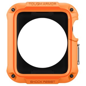 Чохол-накладка Spigen Tough Armor помаранчевий для Apple Watch 42mm