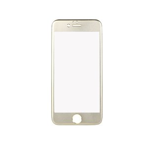 Защитное стекло для Apple iPhone 6 Plus/6S Plus - iBacks Full прозрачный + золотистый