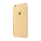 Полупрозрачный чехол Baseus Bling золотой для iPhone 6 Plus/6S Plus