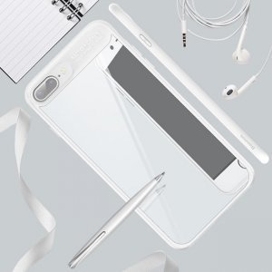 Чохол із дзеркалом Baseus Mirror білий для iPhone 8 Plus/7 Plus