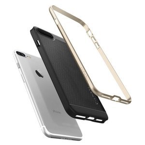 Защитный чехол Spigen Neo Hybrid черный + золотой для iPhone 8 Plus/7 Plus