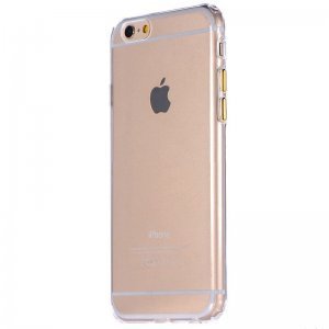 Силіконовий чохол COTEetCI ABS прозорий + золотий для iPhone 6 Plus / 6S Plus