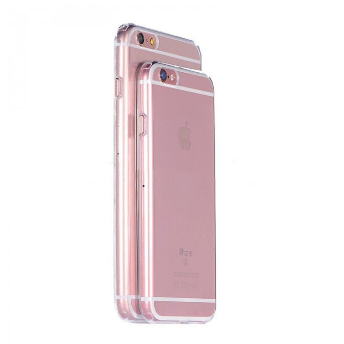 Силиконовый чехол COTEetCI ABS прозрачный + розовый для iPhone 6/6s Plus Силиконовый чехол COTEetCI ABS прозрачный + розовый для iPhone 6/6s Plus