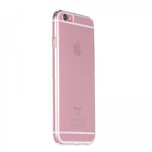 Силіконовий чохол COTEetCI ABS прозорий + рожевий для iPhone 6 Plus / 6s Plus
