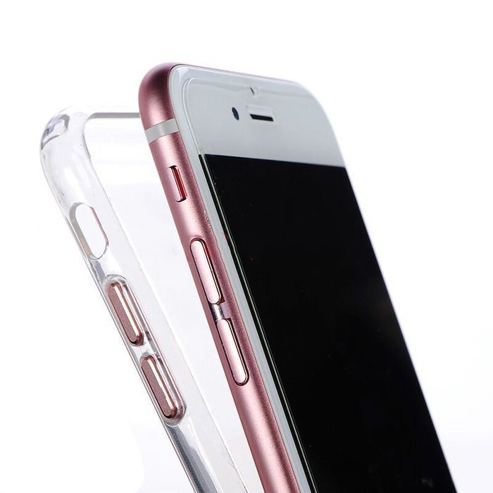 Силиконовый чехол COTEetCI ABS прозрачный + розовый для iPhone 6/6s Plus Силиконовый чехол COTEetCI ABS прозрачный + розовый для iPhone 6/6s Plus