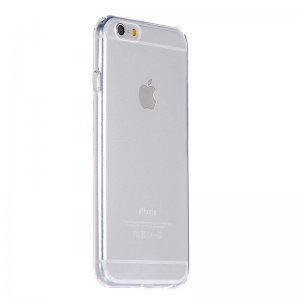 Силиконовый чехол COTEetCI ABS прозрачный + серебристый для iPhone 6 Plus/6S Plus