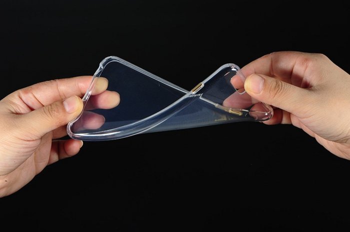 Силіконовий чохол COTEetCI ABS прозорий + золотий для iPhone 6 Plus/6S Plus